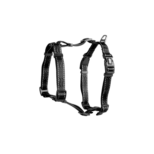 Sele Rufus H-sele ställbar XXS/XS 10 mm x 35 cm Svart