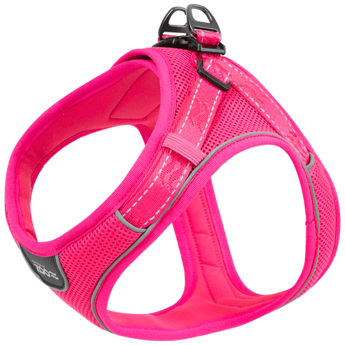 Sele Rufus Soft ställbar M Hals 20 mm x 40-50 cm Bröst 20 mm x 52-62 cm Rosa