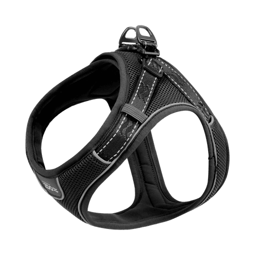 Sele Rufus Soft ställbar S Hals 20 mm x 34-44 cm Bröst 20 mm x 46-54 cm Svart