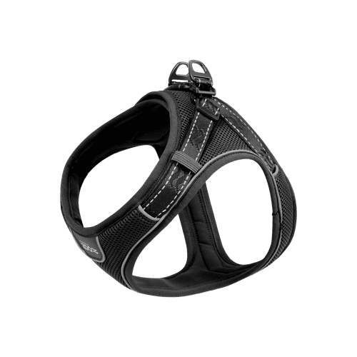 Sele Rufus Soft ställbar XS Hals 15 mm x 28-36 cm Bröst 15 mm x 38-46 cm Svart