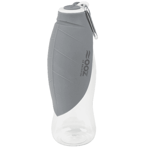 Vattenflaska Leaf med Skål Grå