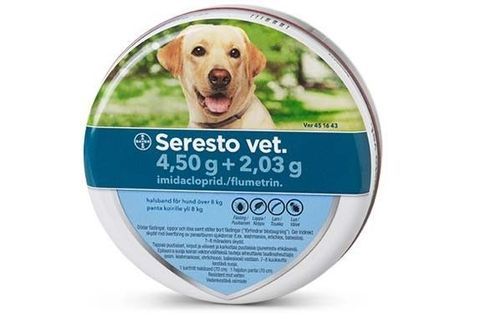 Seresto vet. för hund över 8 kg 4,50 g + 2,03 g 1 styck Halsband