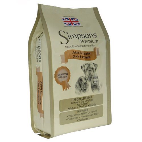 Simpsons Premium Adult Sensitive Duck & Potato - 12 kg