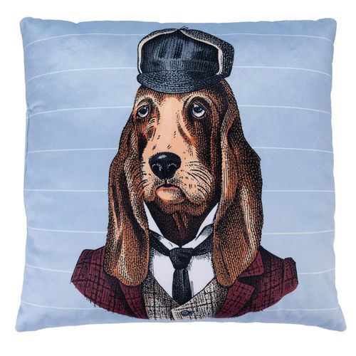 Smartpet "Funny Dogs" kudde - Grå: L 40 x B 40 cm