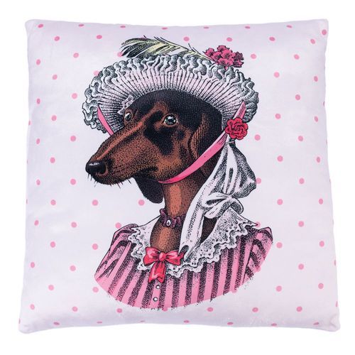 Smartpet "Funny Dogs" kudde - Rosa: L 40 x B 40 cm