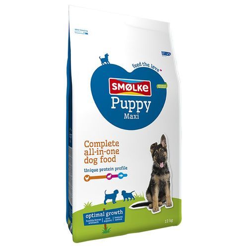 Smølke Dog Puppy Maxi - Ekonomipack: 2 x 12 kg