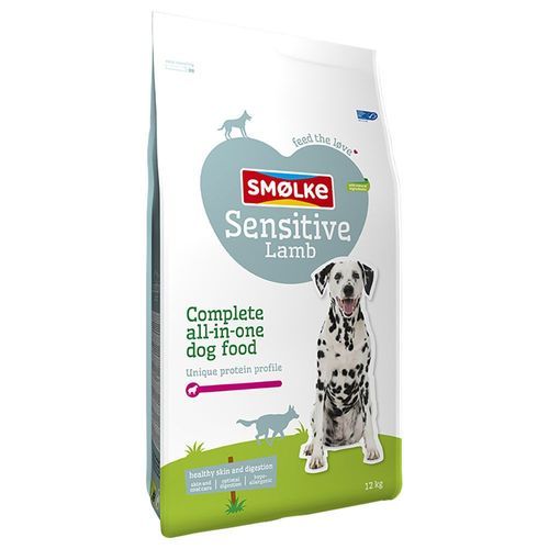 Smølke Dog Sensitive med lamm - 12 kg