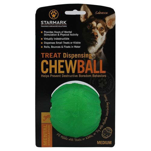 Starmark Treat Dispensing Chew Ball - M: ca Ø 7 cm