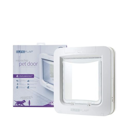 SureFlap Husdjurslucka med Microchip - Vit