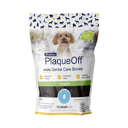 Swedencare ProDen Plaqueoff Mini Dental Care Bones Veggie - 20-pack