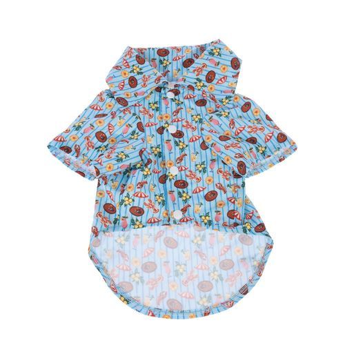 TIAKI Hawaii hundskjorta - ca 35 cm rygglängd