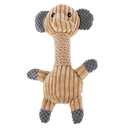 TIAKI Plush Ecophant hundleksak - L 31 x B 17 x H 13 cm