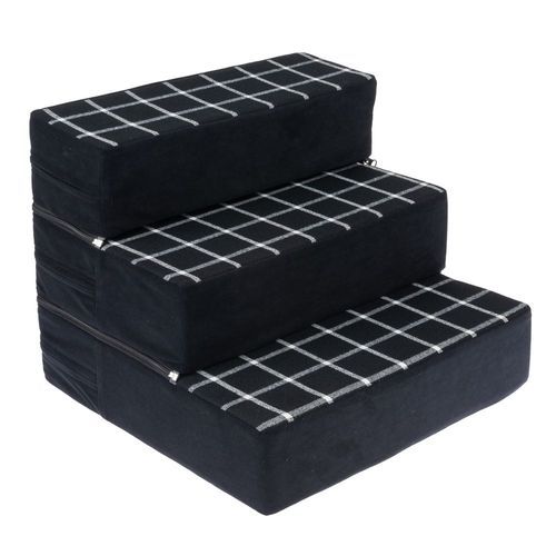 TIAKI Step & Sleep husdjurstrappa - L 40 x B 40 x H 30 cm