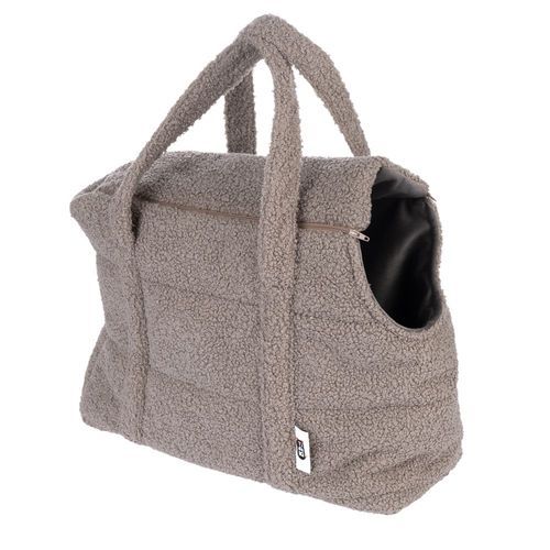 TIAKI Teddy bärväska för hundar - beige: ca L 40 x B 20 x H 30 cm