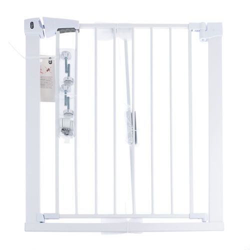 TIAKI vitt hundgaller med 7 cm förlängning - Höjd 76 cm, bredd 75 till 82 cm