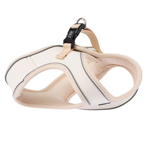 TIAKI Wave Vest hundsele, beige - Stl. M: 46 cm bröstomfång