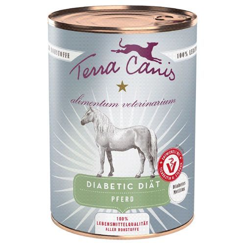 Terra Canis Alimentum Veterinarium Diabetic Diet 6 x 400 g - Häst