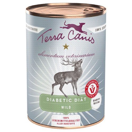 Terra Canis Alimentum Veterinarium Diabetic Diet 6 x 400 g - Vilt