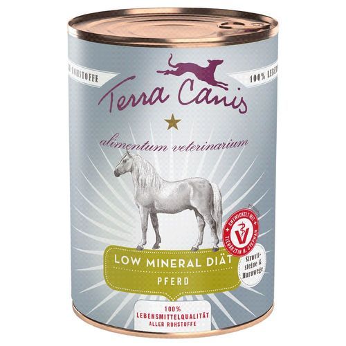 Terra Canis Alimentum Veterinarium Low Mineral Diet 6 x 400 g - Häst