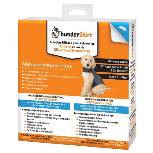ThunderShirt® lugnande väst, grå - Stl. XL