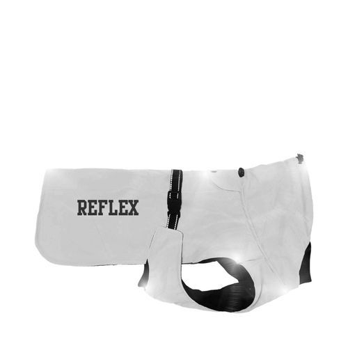 Reflextäcke med Tryck - Grå / 25 cm / Med fleecefoder