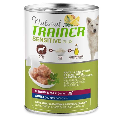 Natural Trainer Sensitive Plus Adult - 400 g häst & ris