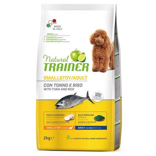 Natural Trainer Adult Small & Toy med tonfisk - 2 kg