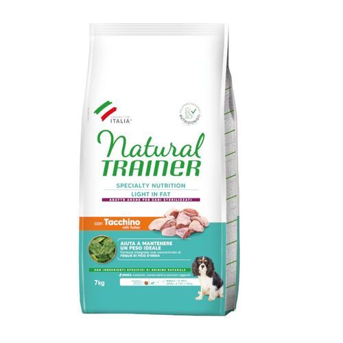 Natural Trainer Light in Fat Adult Small & Toy med kalkon - 7 kg