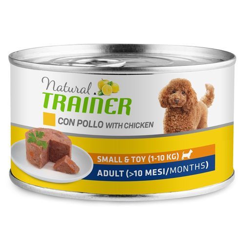 Natural Trainer Small & Toy Adult - 6 x 150 g kyckling