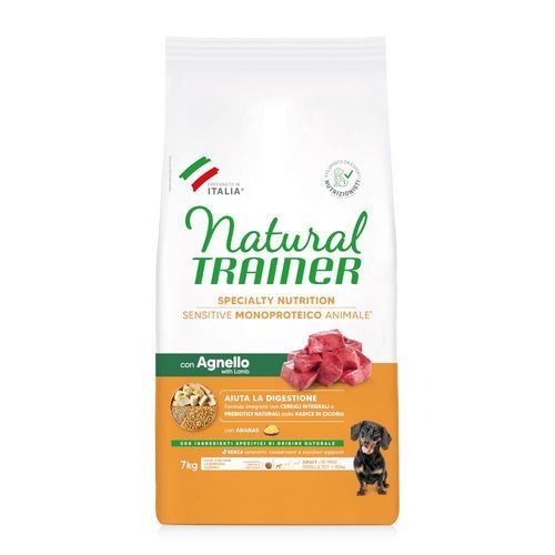 Natural Trainer Sensitive Adult Small & Toy med lamm - 7 kg
