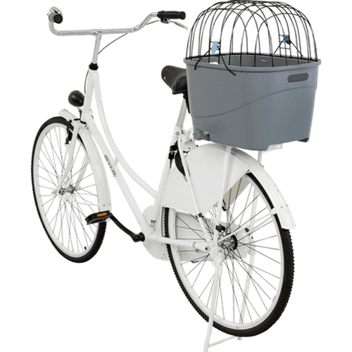 Bicycle Basket For Bike Racks Plastic/Metal Gray 36 x 47 x 46 cm