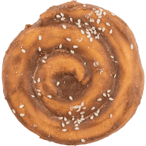 Denta Fun Chewing Pie Kanelbulle Duck Brown 70 g - Hund - Hundgodis - Dentaltugg & Tandtugg - Trixie - ZOO.se