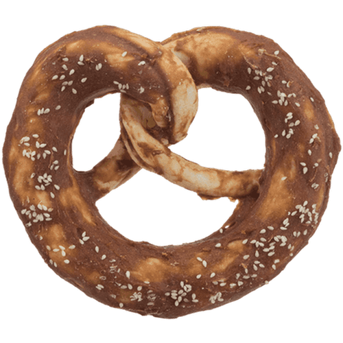 Denta Fun Duck Pretzels Brown Ø 15 cm - Hund - Hundgodis - Tuggringar & Tuggchips - Trixie - ZOO.se