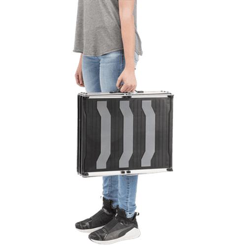 Folding Steps Petwalk Aluminium Gray 120 x 57 x 37 cm