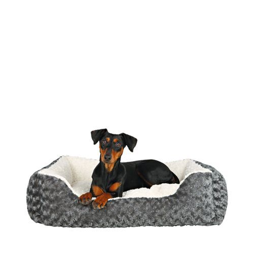 Kaline Hundbädd 50x40 cm Grå Med Vändbar Dyna & Halkfri Botten