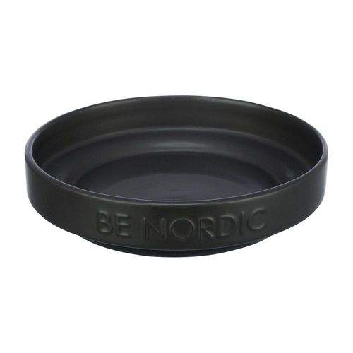 Trixie Be Nordic Hundmatskål i Keramik Svart (0.3 l/ø 16 cm)