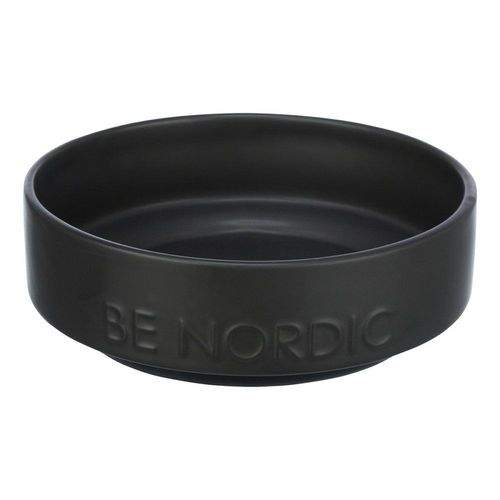 Trixie Be Nordic Hundmatskål i Keramik Svart (0.5 l/ø 16 cm)