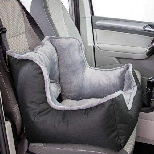 Trixie Bilstol till hund Svart & Grå