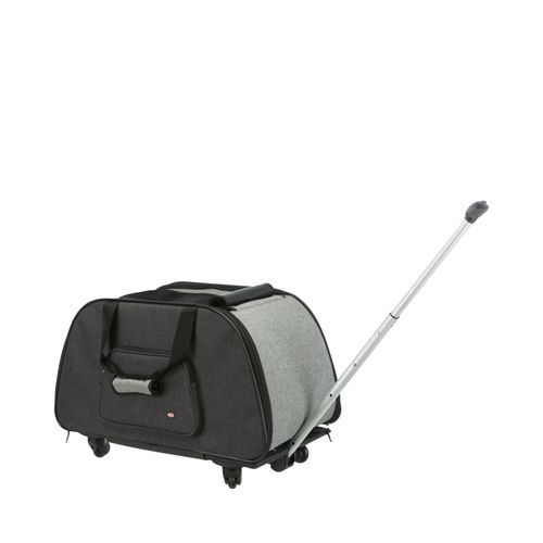 Trixie Grå Rullväska för Hundar och Katter med Teleskophandtag 34x43x67 cm