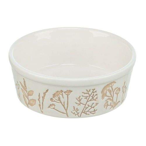 Trixie Hundmatskål i Keramik Blommönster (1.2 l/ø 20 cm)