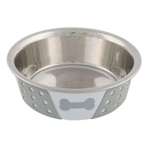 Trixie Hundmatskål Metall med antislip (4 dl / ø 14 cm)