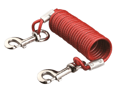 Uppkopplingsvajer spiral 5m - Hund - GPS & Säkerhet - Tjuderskruvar & Kättingar för hund - Trixie - ZOO.se