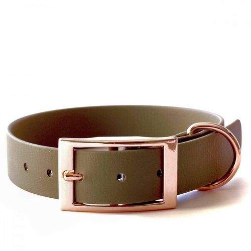 Tyylivoitto Classy Hundhalsband Stor Modell Olivgrön (L)