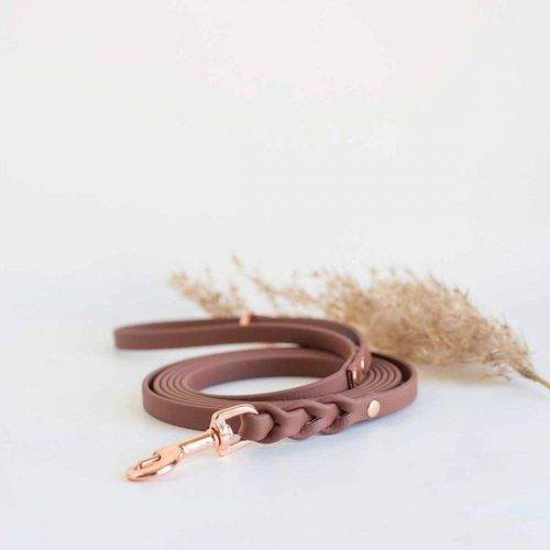 Tyylivoitto Hundkoppel Flätat Brun (9mm x 200cm)