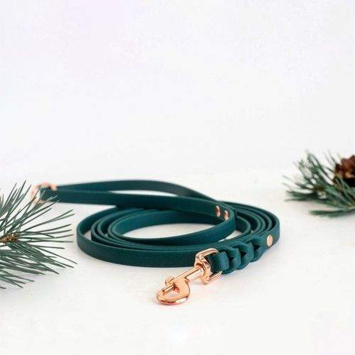 Tyylivoitto Hundkoppel Flätat Grön (9mm x 200cm)