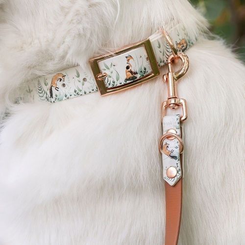 Tyylivoitto Unique Dancing with Foxes Hundhalsband (L)