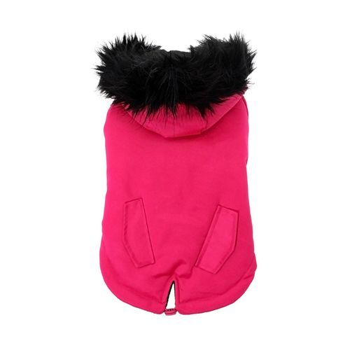 Hundparkas - Rosa / 20 cm