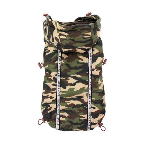 Rainstorm Hundjacka - Camouflage / 35 cm