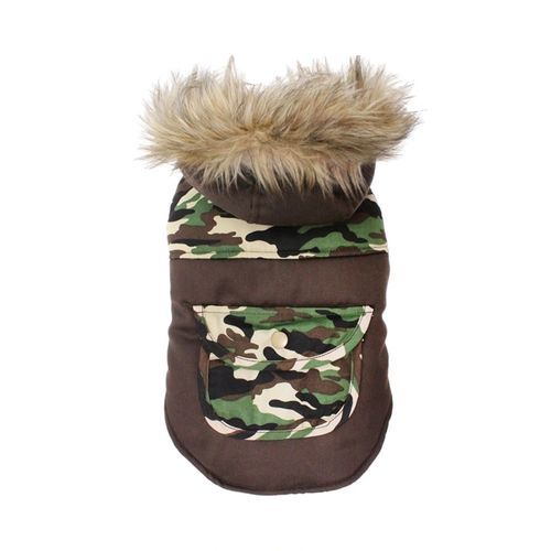 Two-Tone Camouflage Hundjacka - 40 cm
