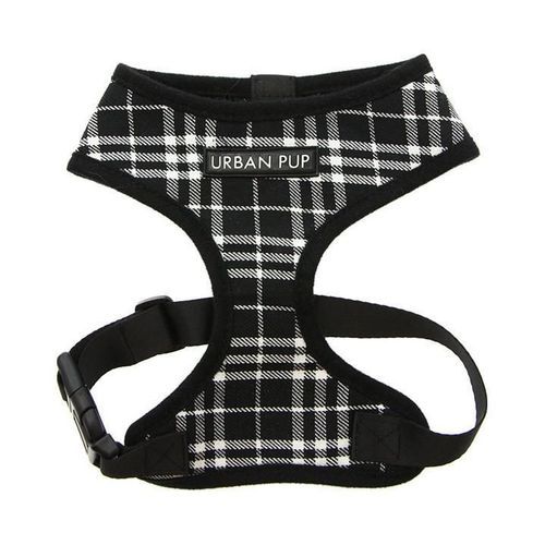 Urban Pup Harness - Black Tartan / XL